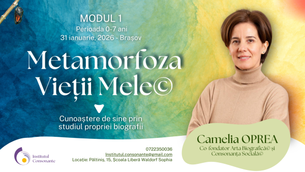 camelia oprea, curs, metamorfoza vietii, seminar