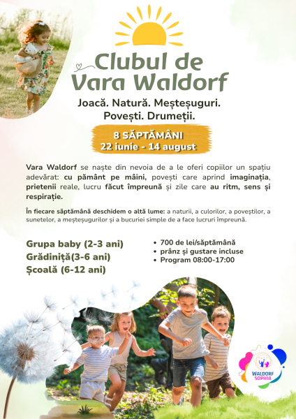 Unde are loc Clubul de Vară Waldorf în Brașov?